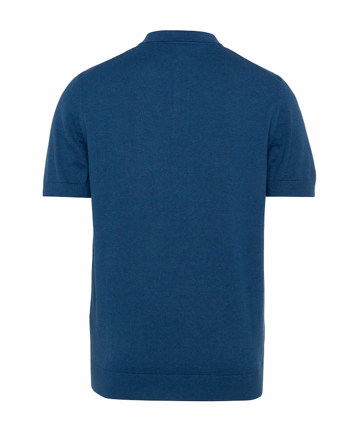 Heren polo blauw
