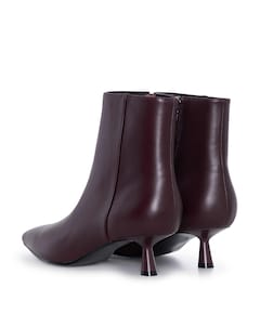 dames enkellaarzen bordeaux