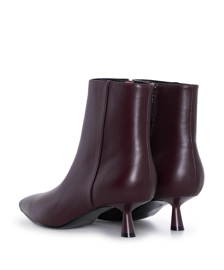 dames enkellaarzen bordeaux