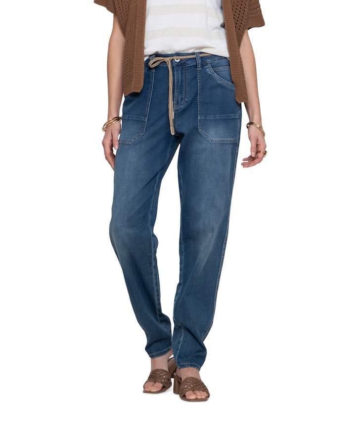 Dames jeans blauw