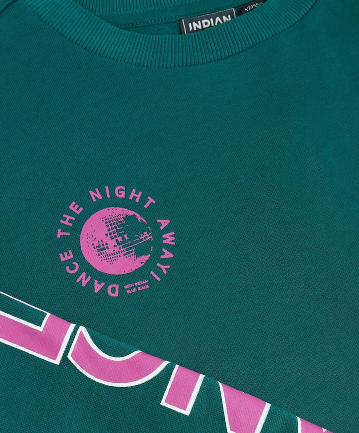 Meisjes longsleeve groen