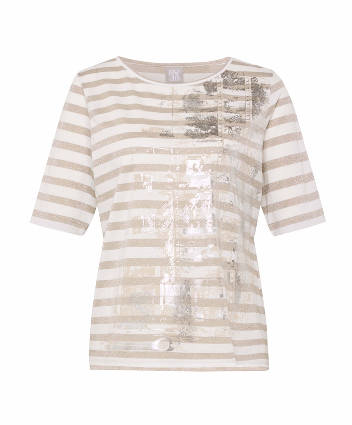 Dames T-shirt beige