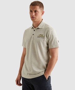 Heren polo grijs