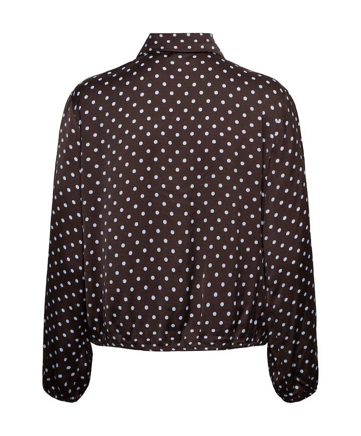 Dames blouse bruin
