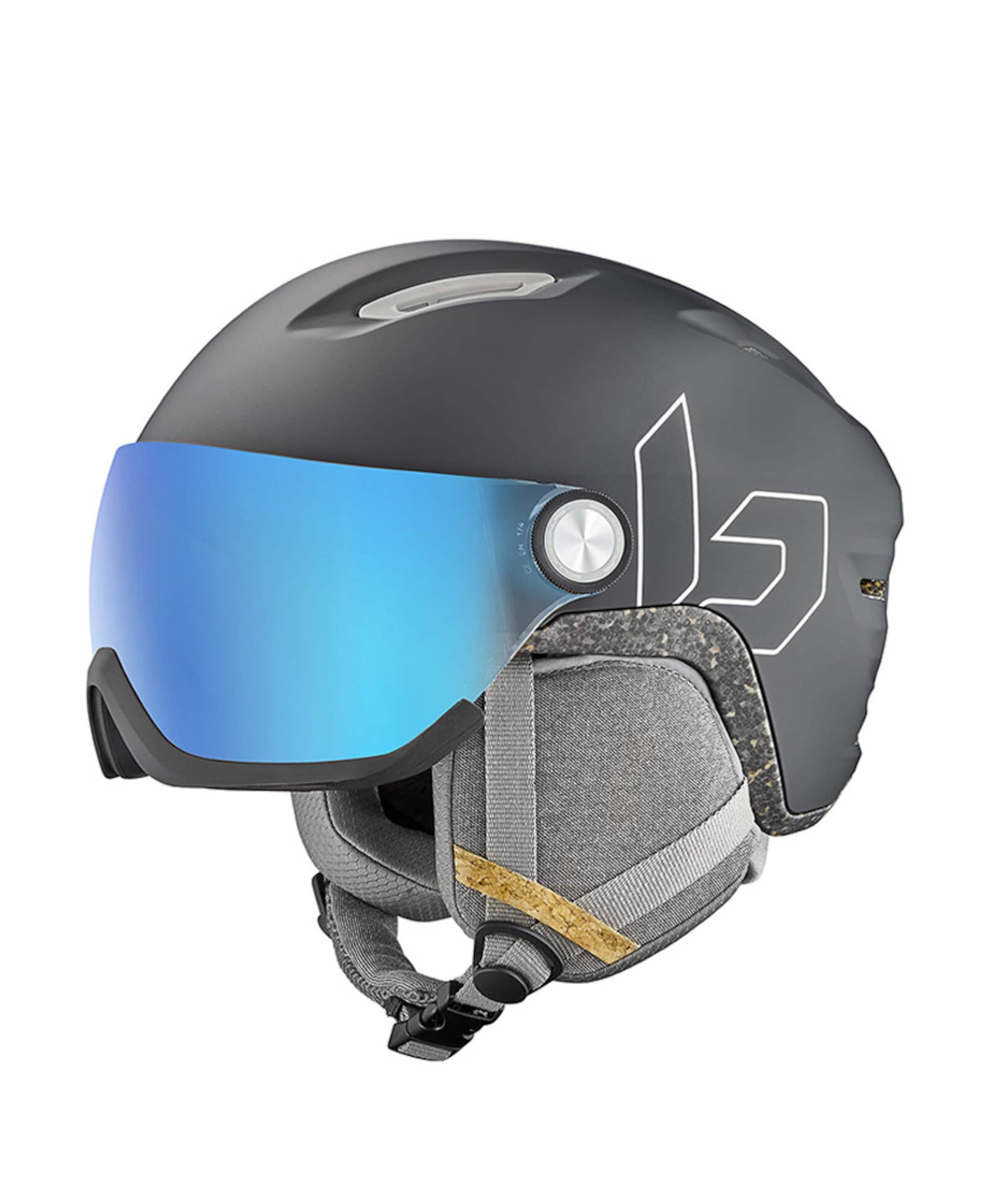 Skihelm uniseks zwart