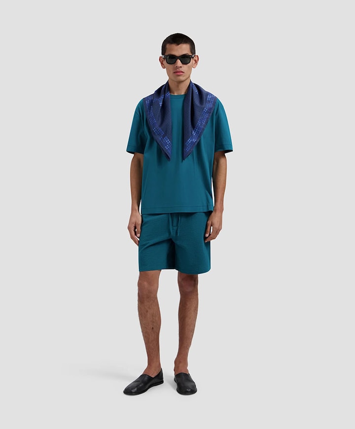 Heren T-shirt blauw