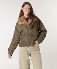 Dames jas groen