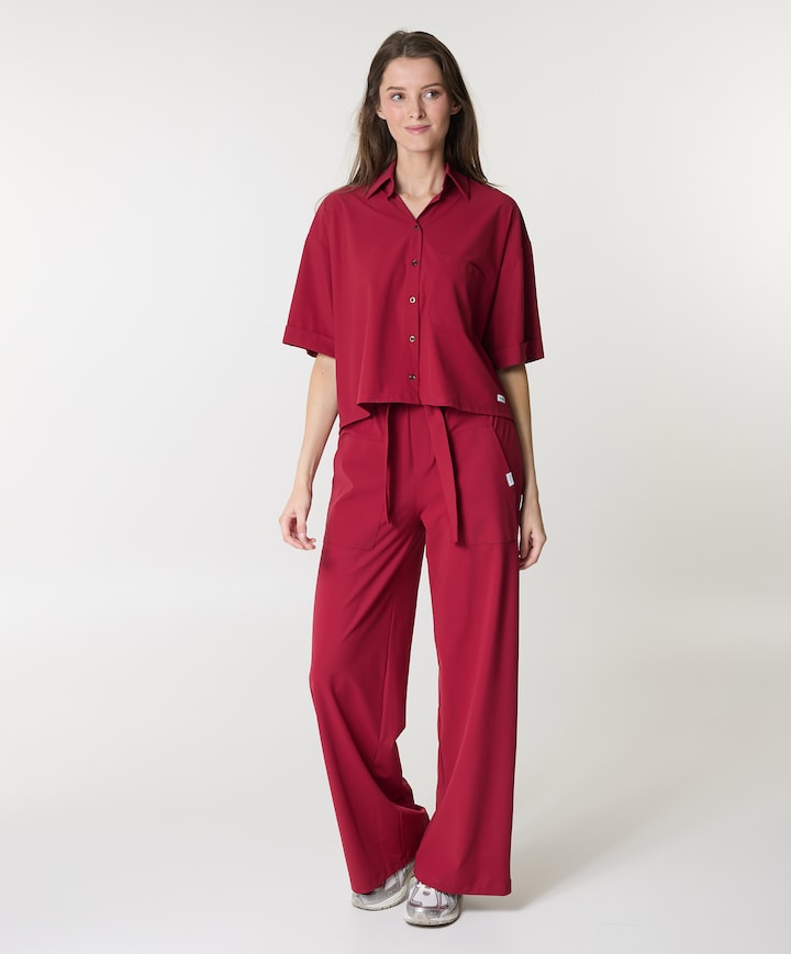 Dames blouse rood