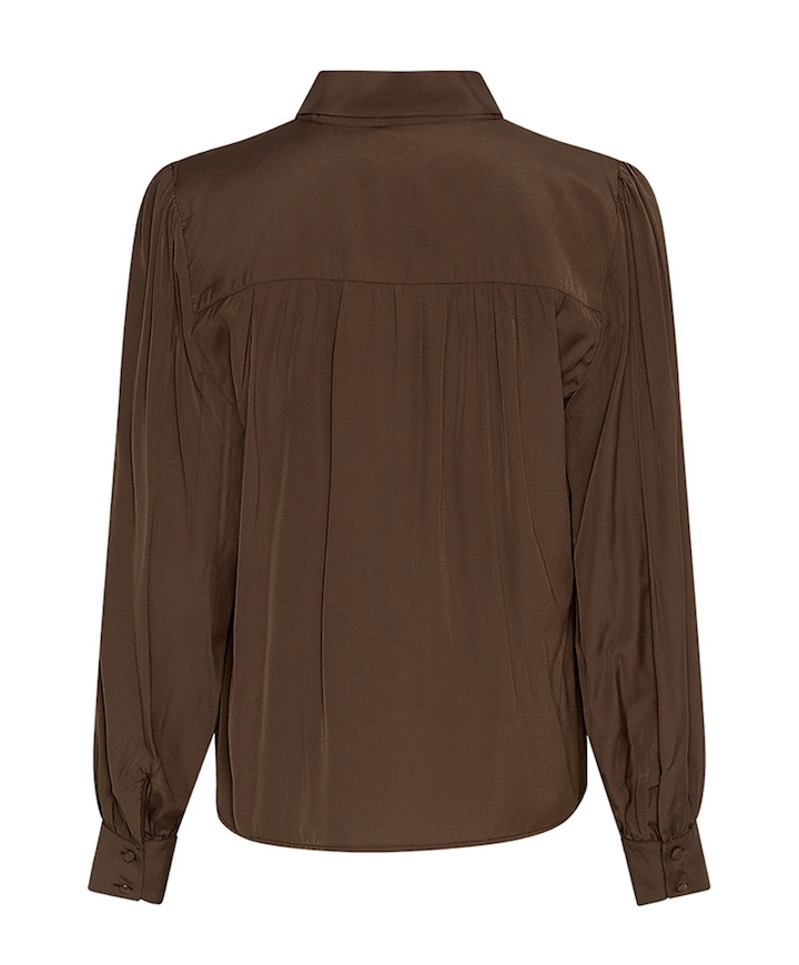 Dames blouse bruin