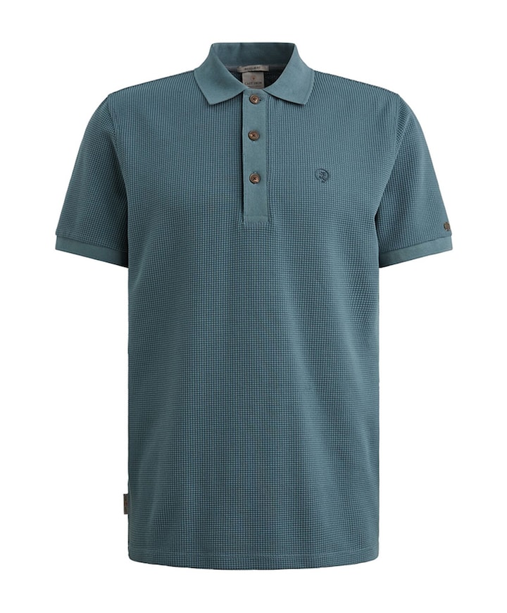Heren polo blauw