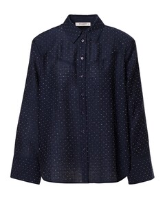 Dames blouse blauw