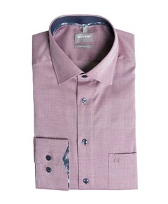 Overhemd lange mouw bordeaux