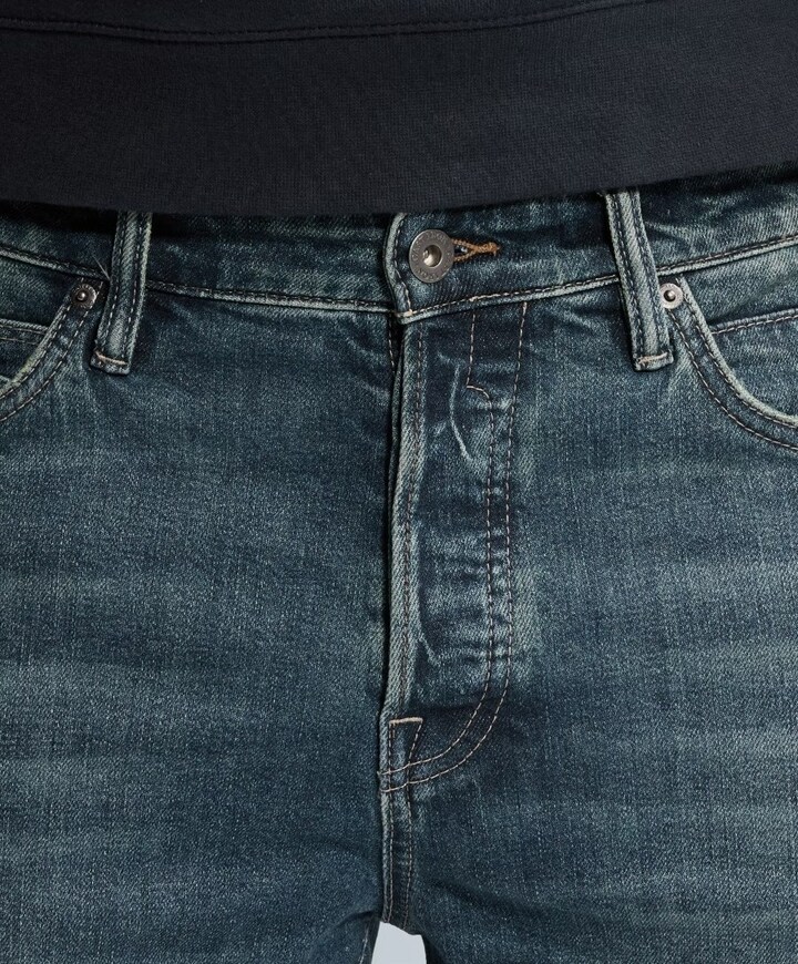 STEEPER RELAXED BLUE GREENCAST SHA heren jeans grijs