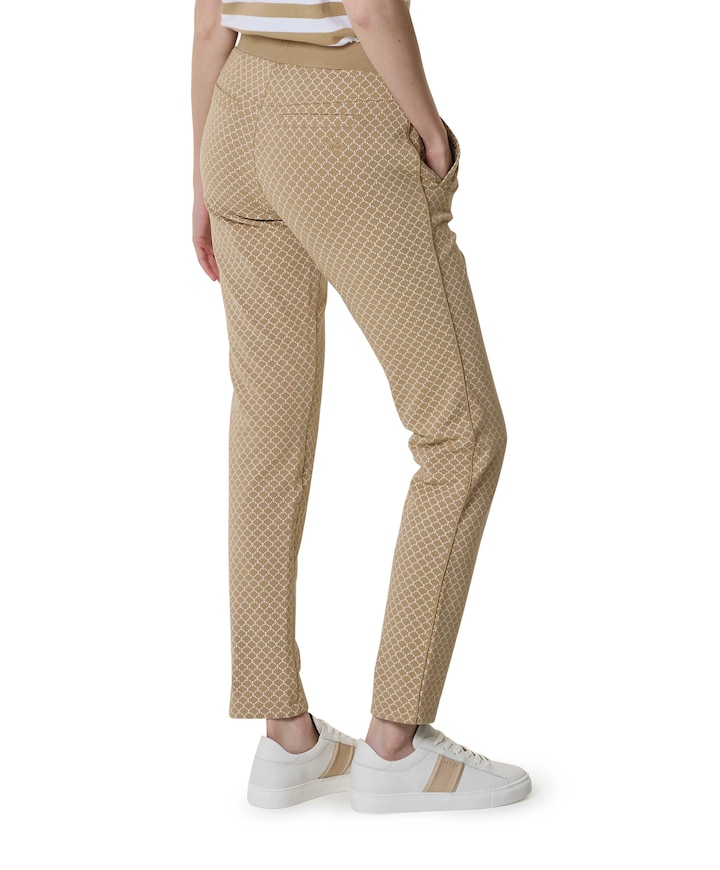 HVSGwyneth AOP dames broek beige