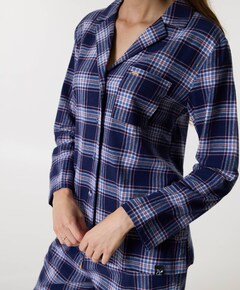 Dames pyjamaset blauw