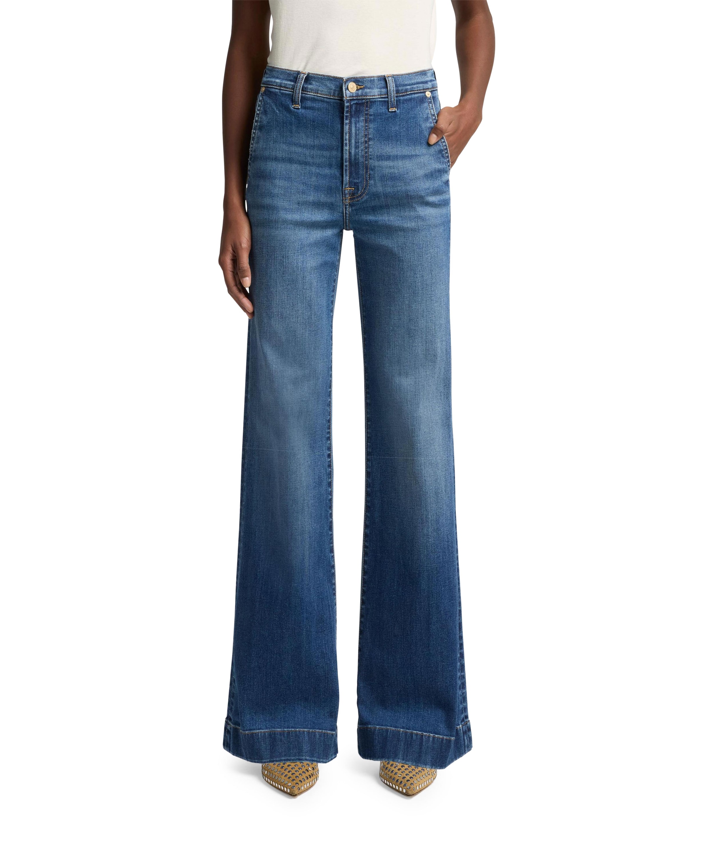 Modern Dojo Royalty With Carpenter Detail jeans blauw