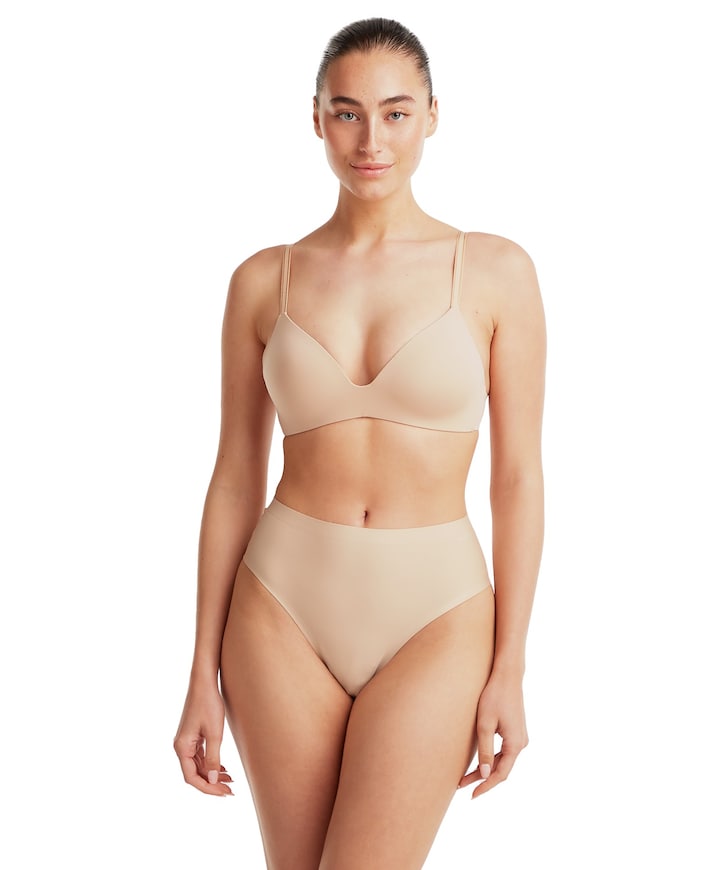 Dames string beige