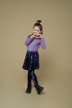 Rok blauw