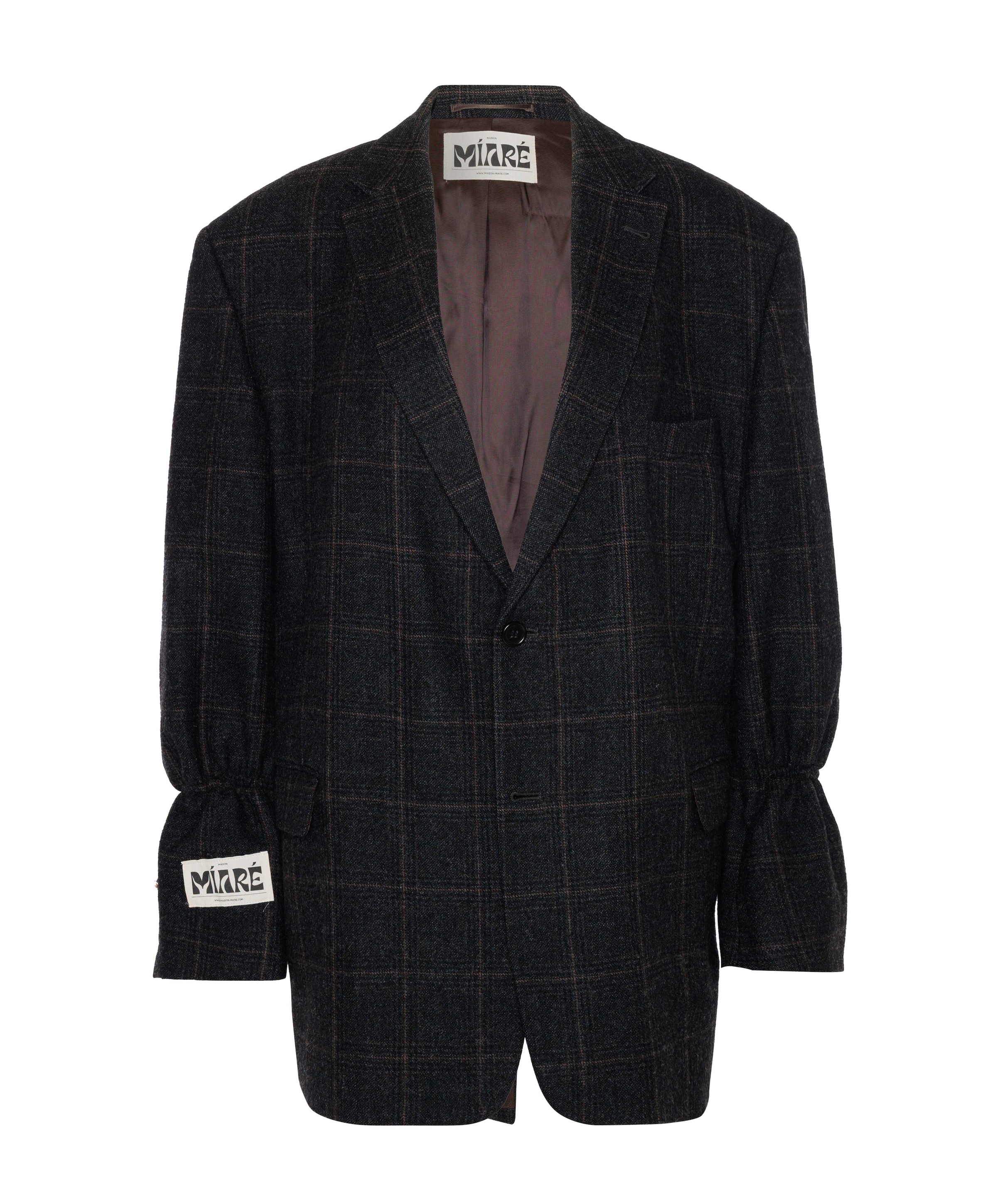 Dames blazer grijs