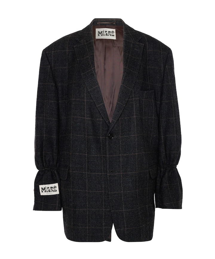 Dames blazer grijs