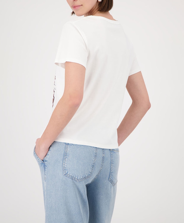Dames T-shirt ecru