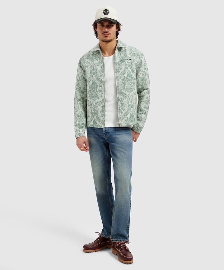 Heren overshirt groen