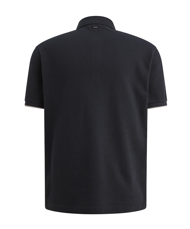Heren polo blauw