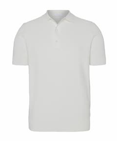 Heren polo ecru