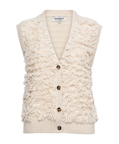 Dames gilet beige