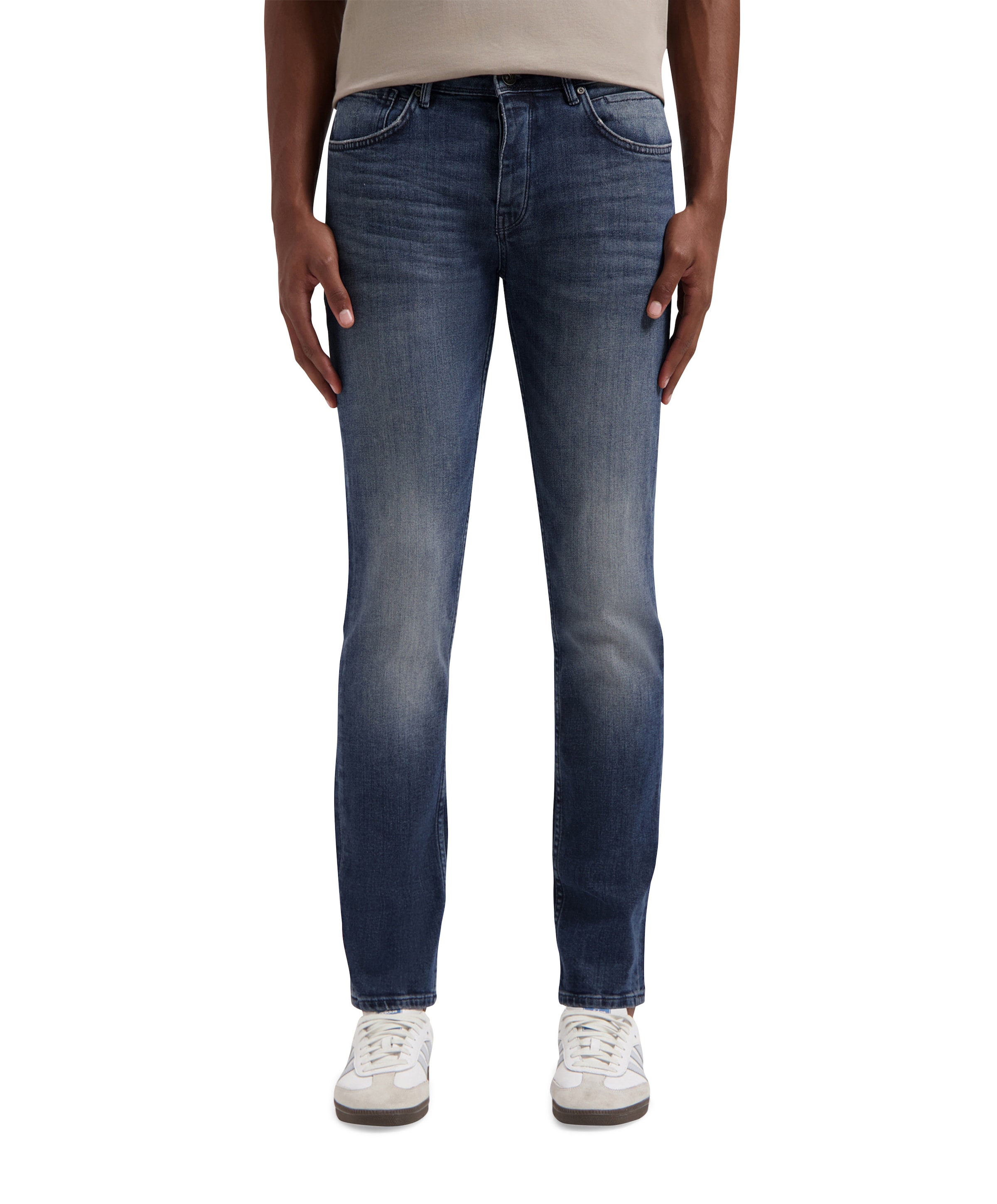 The Ryan slim fit jeans heren jeans blauw