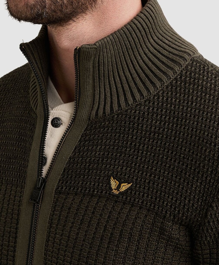 Heren vest grijs