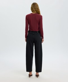 Dames longsleeve bordeaux