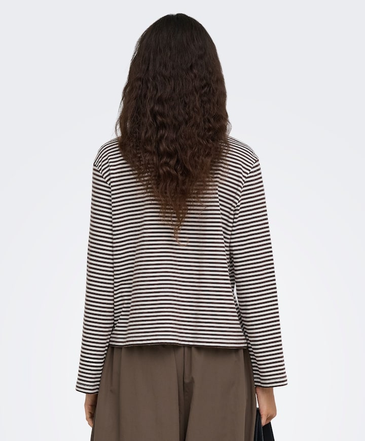 Dames longsleeve ecru