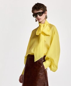 Dames blouse geel