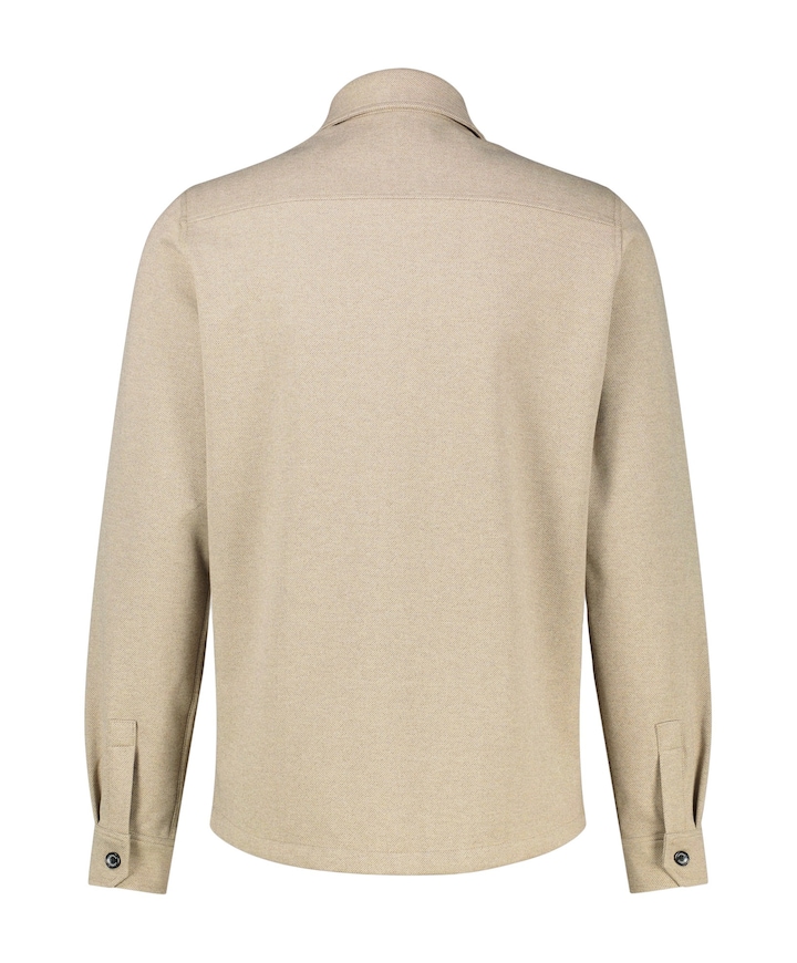 Heren overshirt beige