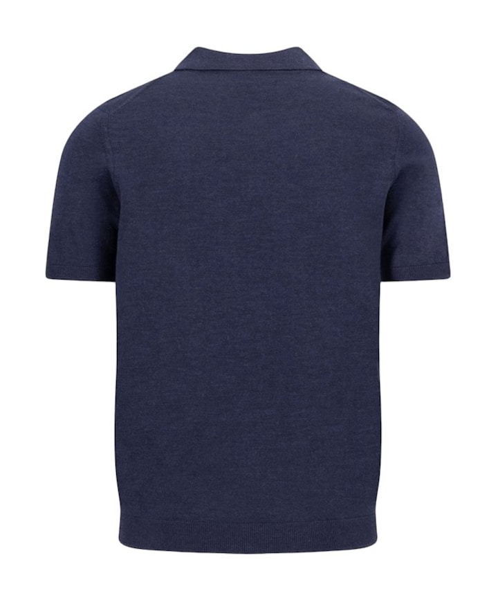 Heren polo blauw