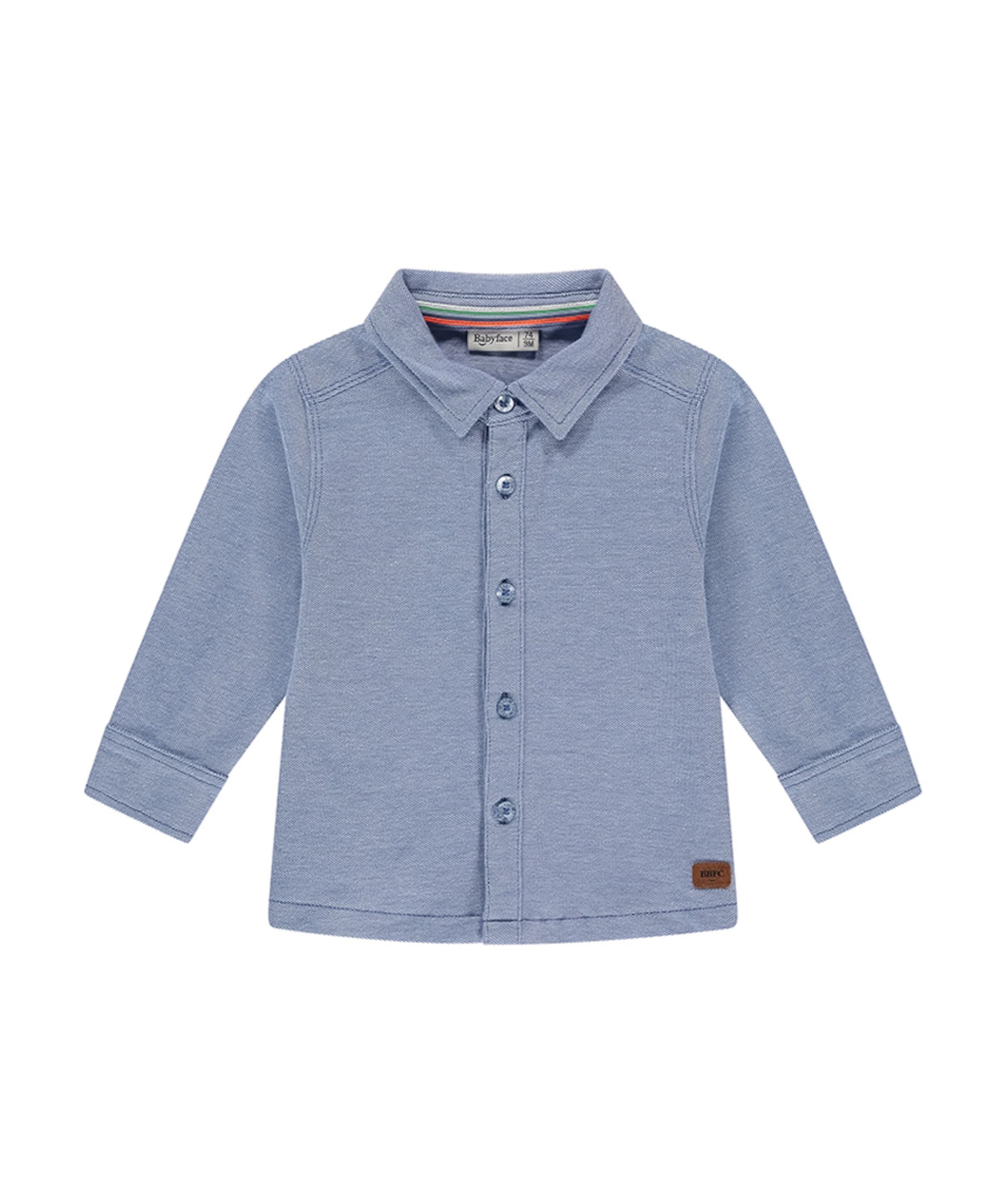 Jongens overhemd blauw