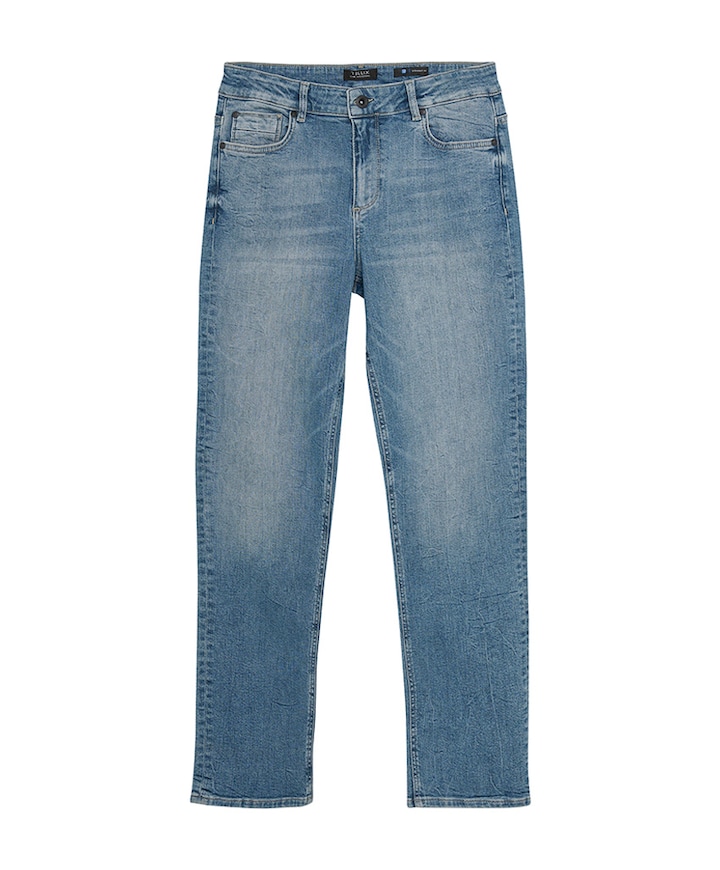 2611 Straight Wide Fit B. jeans blauw