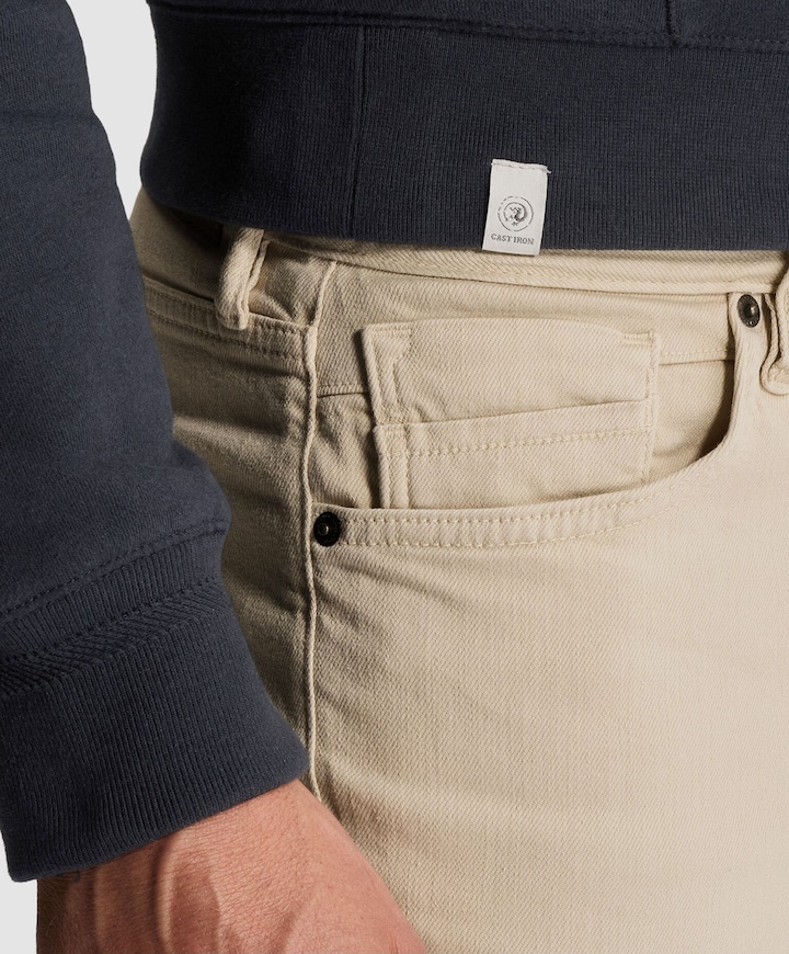 VALVER REGULAR COLORED DENIM heren jeans wit