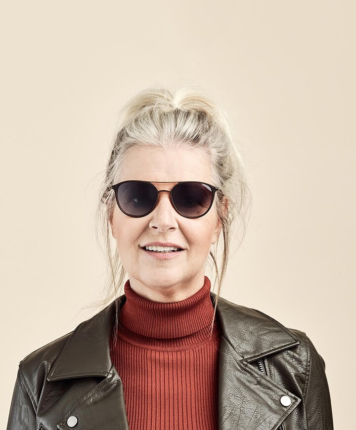 Zonnebril uniseks zwart