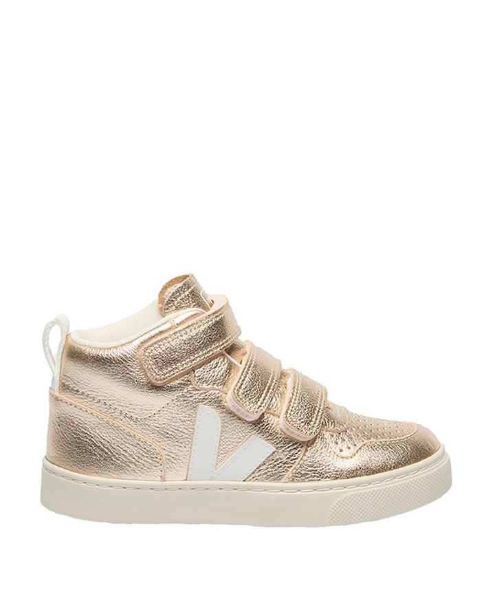 KID/JUNIOR SMALL V-10 MID klittenbandschoenen goud