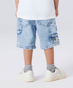 NMMBEN LOOSE DNM BERMUDA 8620-BC NO jongens korte broek blauw