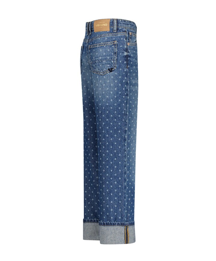 Cato Dots jeans blauw