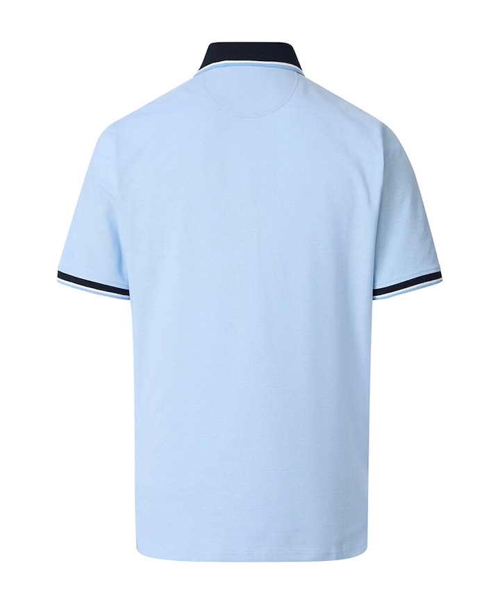 Heren polo blauw
