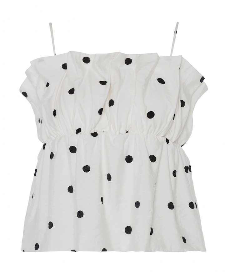Dames top ecru