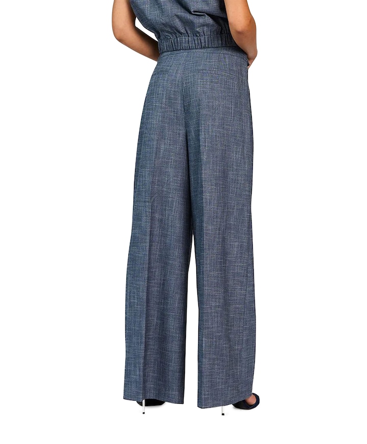 NORE BUTTONS DENIM VIS 368 dames broek blauw