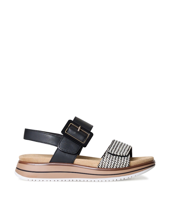 dames sandalen zwart