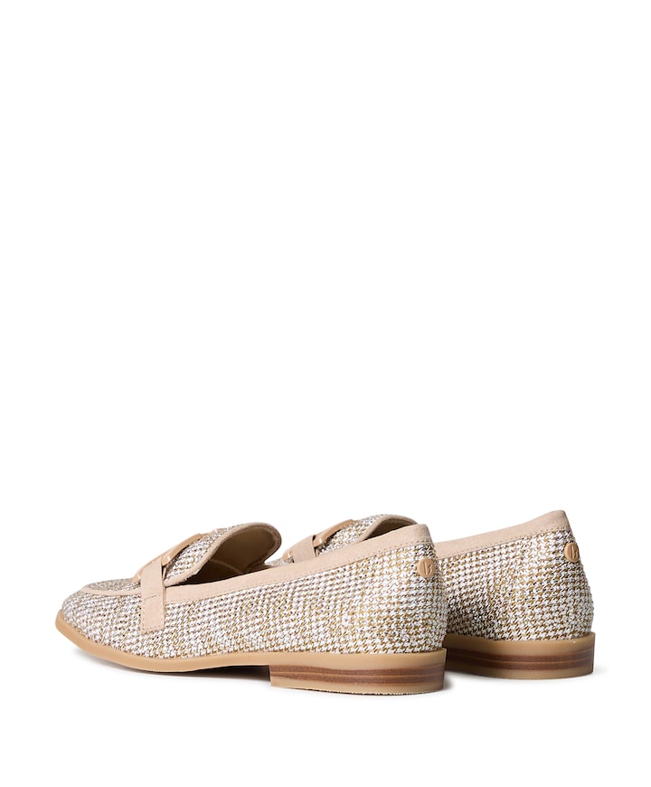 dames loafers beige