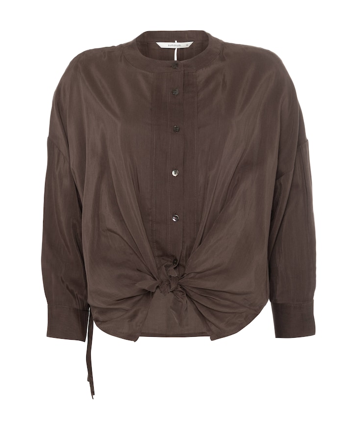 Dames blouse bruin
