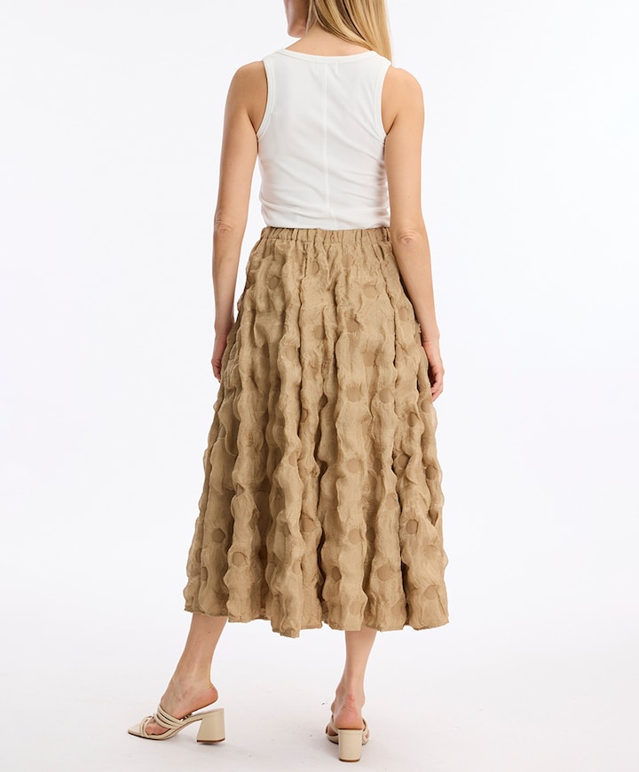Dames rok beige